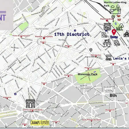 Moderne Au Coeur De Batignolles Appartamento *